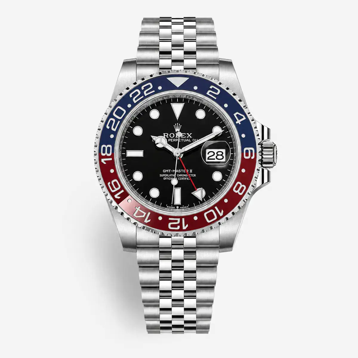 GMT Master II Pepsi — Preto Vermelho
