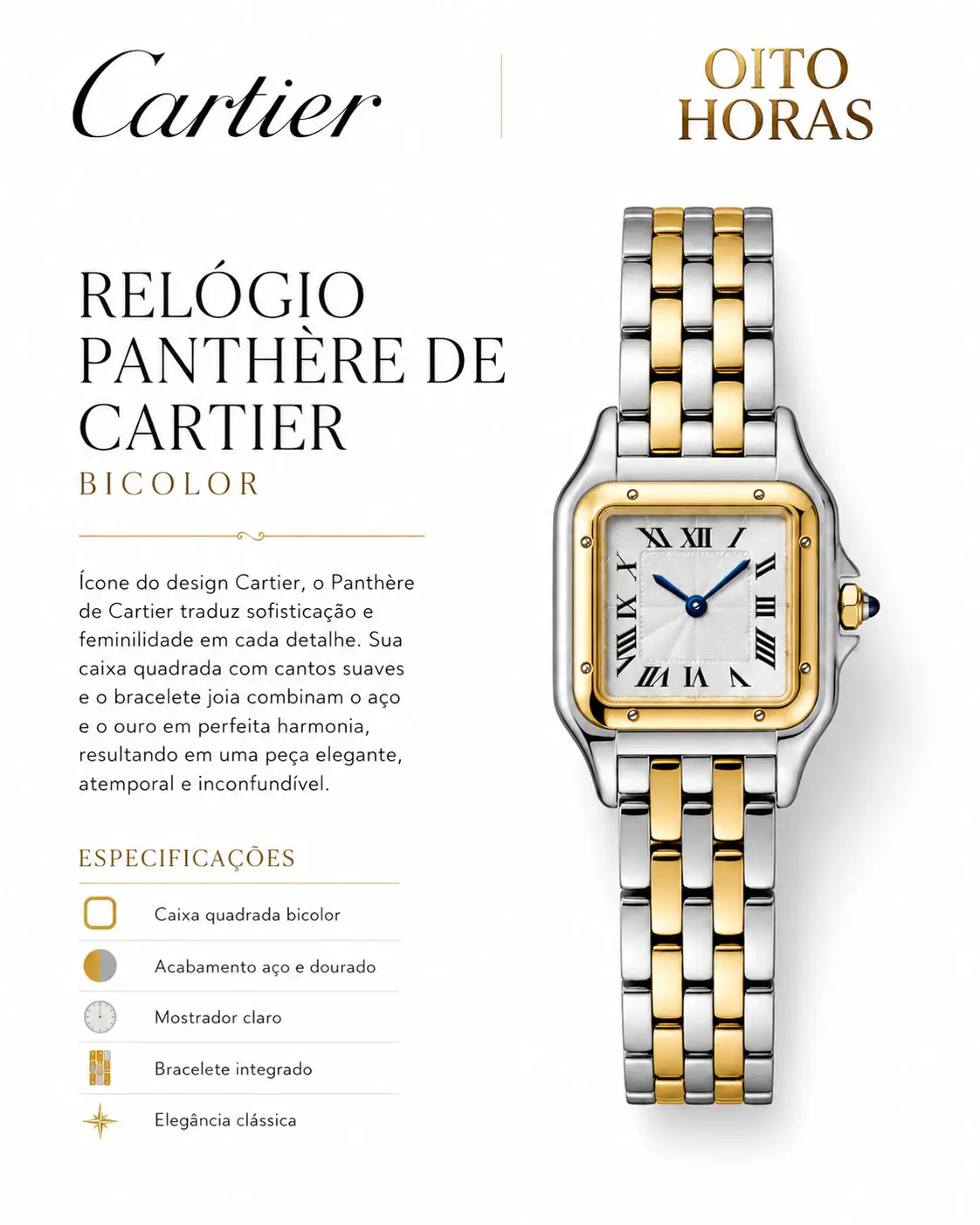 Apresentação Cartier Panthère de Cartier — Bicolor