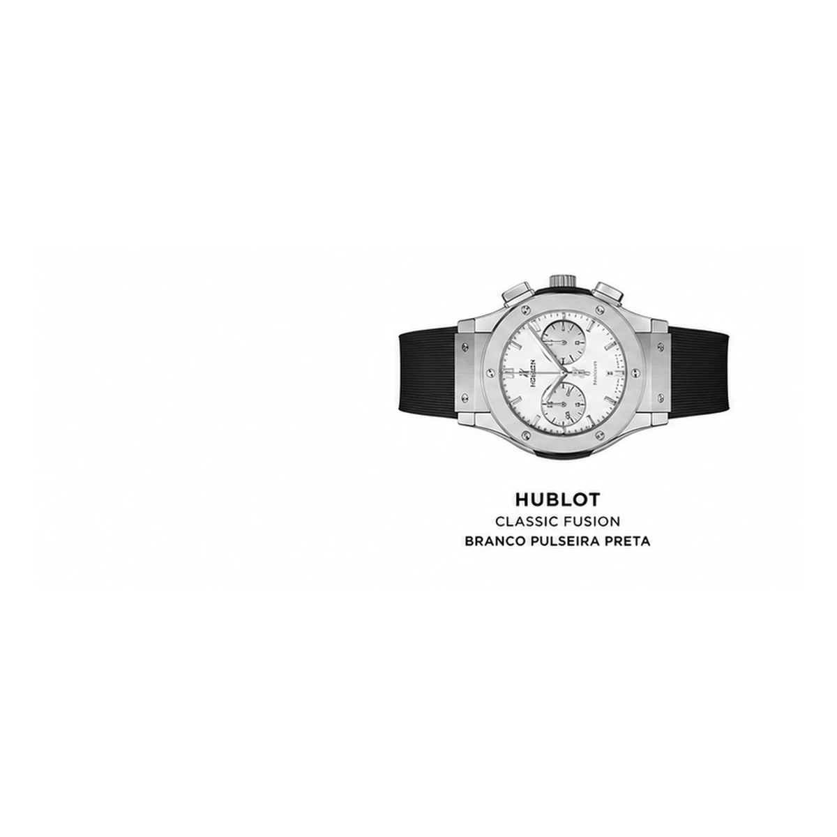 Classic Fusion Branco Pulseira Preta