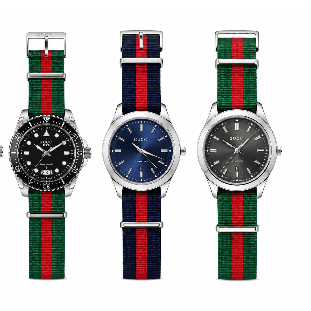 Gucci G-Timeless — Azul NATO