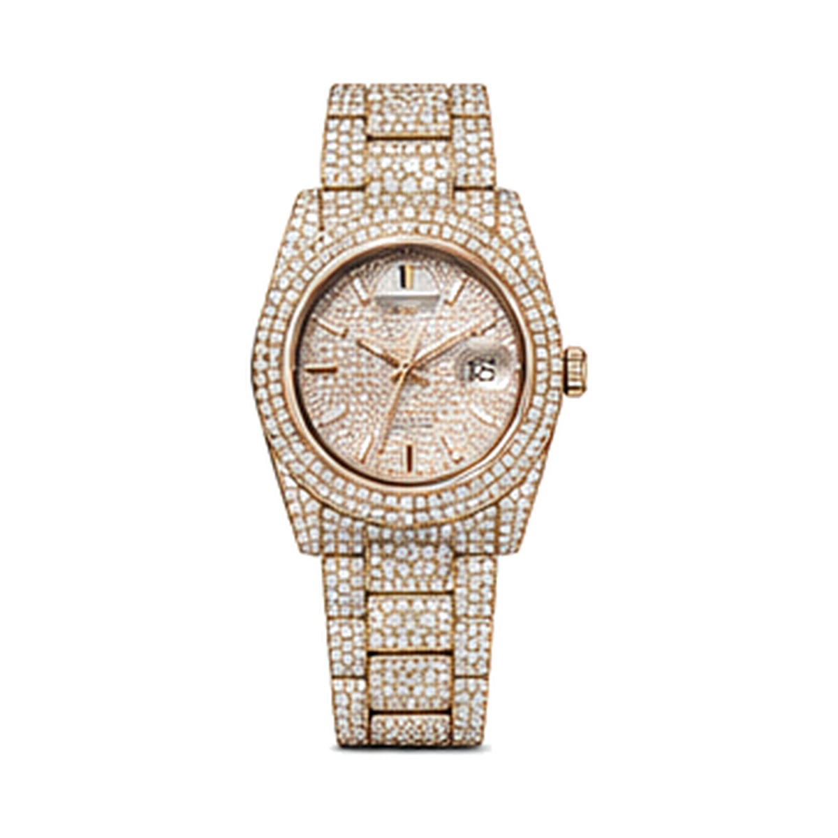 Datejust 36 — Cravejado Rosé