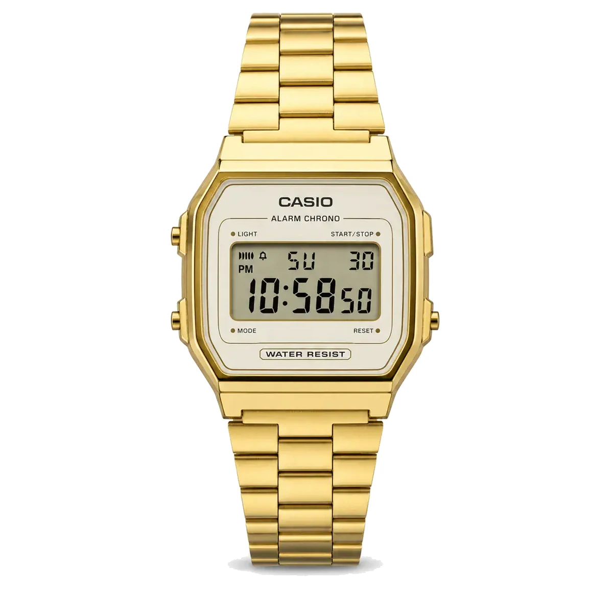 Vintage Square Dourado/Branco
